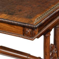  Gillows of Lancaster London A William IV rosewood free standing end support table attributed to Gillows - 2044796