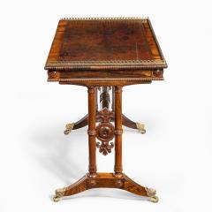  Gillows of Lancaster London A William IV rosewood free standing end support table attributed to Gillows - 2044803