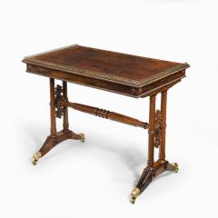  Gillows of Lancaster London A William IV rosewood free standing end support table attributed to Gillows - 2044806