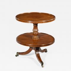 Gillows of Lancaster London A William IV two tier mahogany table attribruted to Gillows - 2229489