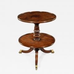  Gillows of Lancaster London A William IV two tier mahogany table attribruted to Gillows - 2229490