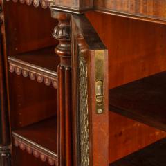  Gillows of Lancaster London A late William IV rosewood breakfront open bookcase by Gillows - 3785422