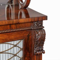  Gillows of Lancaster London A pair of George IV rosewood side cabinets by Gillows - 2708108