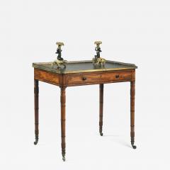  Gillows of Lancaster London Antique English Gillows of Lancaster Regency Period Mahogany Writing Table - 1250966