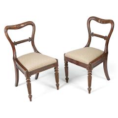  Gillows of Lancaster London Early 19th Century George IV Pair of Cccasional Chairs by Gillows - 4318514