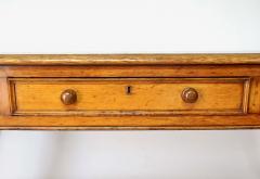  Gillows of Lancaster London English Double Sided Leather Top Oak Library Table of Large Scale - 2795824