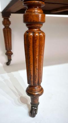  Gillows of Lancaster London English Double Sided Leather Top Oak Library Table of Large Scale - 2795827