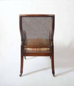  Gillows of Lancaster London English Regency Caned Mahogany Berg re or Armchair of Large Scale circa 1810 - 3935892