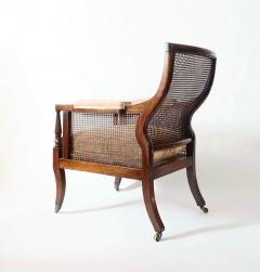  Gillows of Lancaster London English Regency Caned Mahogany Berg re or Armchair of Large Scale circa 1810 - 3935893