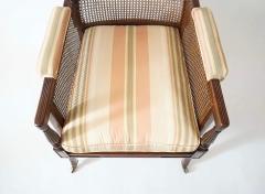  Gillows of Lancaster London English Regency Caned Mahogany Berg re or Armchair of Large Scale circa 1810 - 3935914