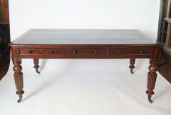  Gillows of Lancaster London English Regency Double Sided Mahogany Library Table of Large Scale circa 1830 - 3984713