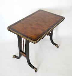  Gillows of Lancaster London English Regency Exotic Woods and Brass Table Attributed to Gillows - 2752478