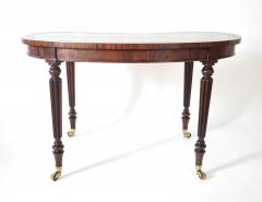  Gillows of Lancaster London English Regency Rosewood Writing Table of Kidney Form by Gillows circa 1815 - 3370180