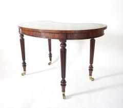  Gillows of Lancaster London English Regency Rosewood Writing Table of Kidney Form by Gillows circa 1815 - 3370186