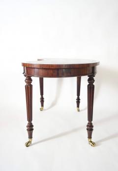  Gillows of Lancaster London English Regency Rosewood Writing Table of Kidney Form by Gillows circa 1815 - 3370188