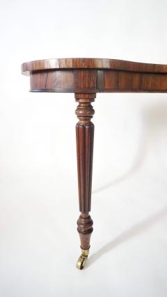  Gillows of Lancaster London English Regency Rosewood Writing Table of Kidney Form by Gillows circa 1815 - 3370189
