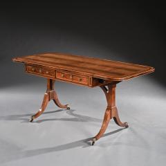  Gillows of Lancaster London GILLOWS REGENCY ROSEWOOD AND CASUARINA SOFA TABLE - 3707840