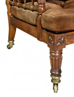  Gillows of Lancaster London George IV Rosewood Bergere Chair By Gillows - 2434972