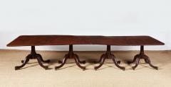  Gillows of Lancaster London Georgian Four Pedestal Dining Table - 3909642