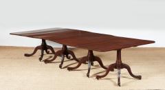  Gillows of Lancaster London Georgian Four Pedestal Dining Table - 3909644