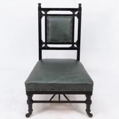  Gillows of Lancaster London Gillows An Anglo Japanese Nursing Chair with Thebes Style Turnings - 4183153