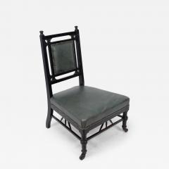  Gillows of Lancaster London Gillows An Anglo Japanese Nursing Chair with Thebes Style Turnings - 4206306
