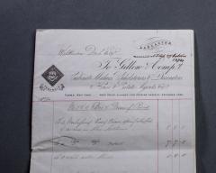  Gillows of Lancaster London Gillows Furniture and Furnishings Invoice dated 1874 - 805216