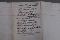  Gillows of Lancaster London Gillows Furniture and Furnishings Invoice dated 1874 - 805219