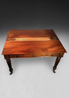  Gillows of Lancaster London Gillows Regency Mahogany Draw Leaf Dining Table - 4480347