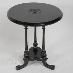  Gillows of Lancaster London Gillows of Lancaster An Aesthetic Movement ebonized circular side table - 4183136