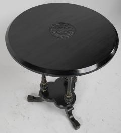  Gillows of Lancaster London Gillows of Lancaster An Aesthetic Movement ebonized circular side table - 4183137