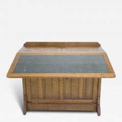  Gillows of Lancaster London Gillows of Lancaster attributed Gothic Revival Oak Architects Desk - 4233032