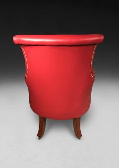  Gillows of Lancaster London Pair of Regency Mahogany Library Armchairs Attributed to Gillows - 4478264