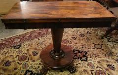  Gillows of Lancaster London Regency Fold over Side Table with Lions Paw Feet in the Manner of Gillows - 4127965