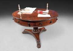  Gillows of Lancaster London Regency Mahogany Drum Table by Gillows - 4452593