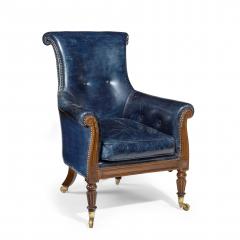  Gillows of Lancaster London Regency Mahogany Library Chair by Gillows English circa 1815 - 1115899