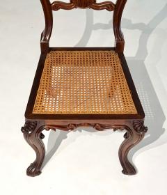  Gillows of Lancaster London Regency Rococo Revival Rosewood Caned Seat Side Chairs - 2521760