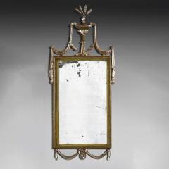  Gillows of Lancaster London Set of Three Gillows Of Lancaster 19th Century Silvered Green Painted Mirrors - 4317135