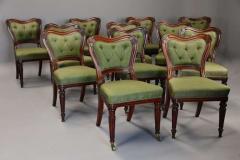  Gillows of Lancaster London Set of twelve William IVth dining chairs attributed to Gillows - 4805955