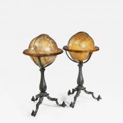  Gilman Joslin A Pair of 16 inch floor standing globes by Gilman Joslin - 1914548