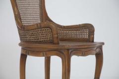  Giorgetti Italian Four Chairs by Giorgetti in Imitation Bamboo and Rattan - 2207976