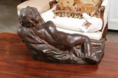  Giovacchino Fortini French 19th Century Terracotta Sleeping Cupid after Giovacchino Fortini - 3441842