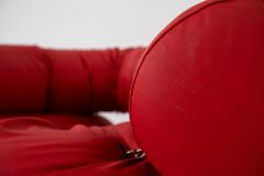  Giovanni Gismondi Contemporary Italian Armchair by Giovanni Grismondi Design Red Leather 2020 - 2014967