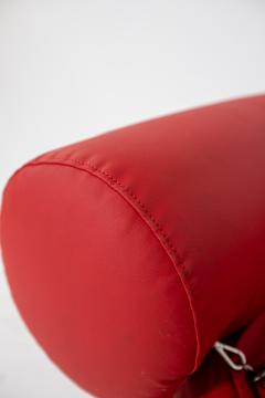  Giovanni Gismondi Contemporary Italian Armchair by Giovanni Grismondi Design Red Leather 2020 - 2014971