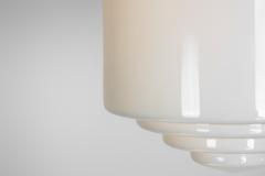  Gispen Gispen Opal Glass Stepped Ceiling Lamp The Netherlands 1950s - 3460690