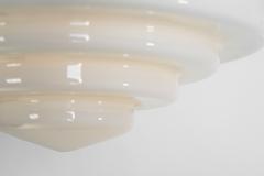  Gispen Gispen Opal Glass Stepped Ceiling Lamp The Netherlands 1950s - 3460692