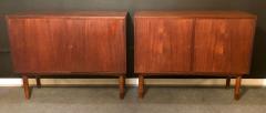  Gjovik Mobelfabriken Mid Century Modern Pair of Cabinets Nightstand or Commodes Gjovik Mobelfabriken - 2938757