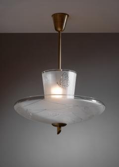  Gl ssner Gl ssner frosted glass pendant - 3849524