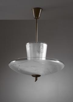  Gl ssner Gl ssner frosted glass pendant - 3849525