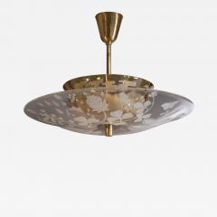  Gl ssner Glossner decorated glass pendant lamp - 3053776